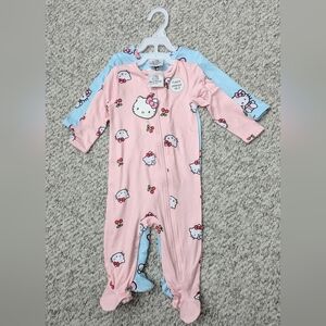 NWT Hello Kitty (18-24 Months) 2-Pack Non-Slip Feeties/Pyjamas/Onesies/Footsies